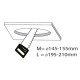 Світильник TREVOS UNA M PAR 3000/840 MLC