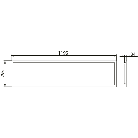 Світильник TREVOS SIRIS 7000/840 DALI MC FRAME