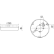 Світильник TREVOS LINEA ROUND 2500/840 DALI M3hAt