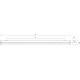 Світильник TREVOS TAURI 1.4ft 5400/840 MLC