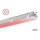 Світильник TREVOS PRIMA 1.5ft ABS 8000/840 RED